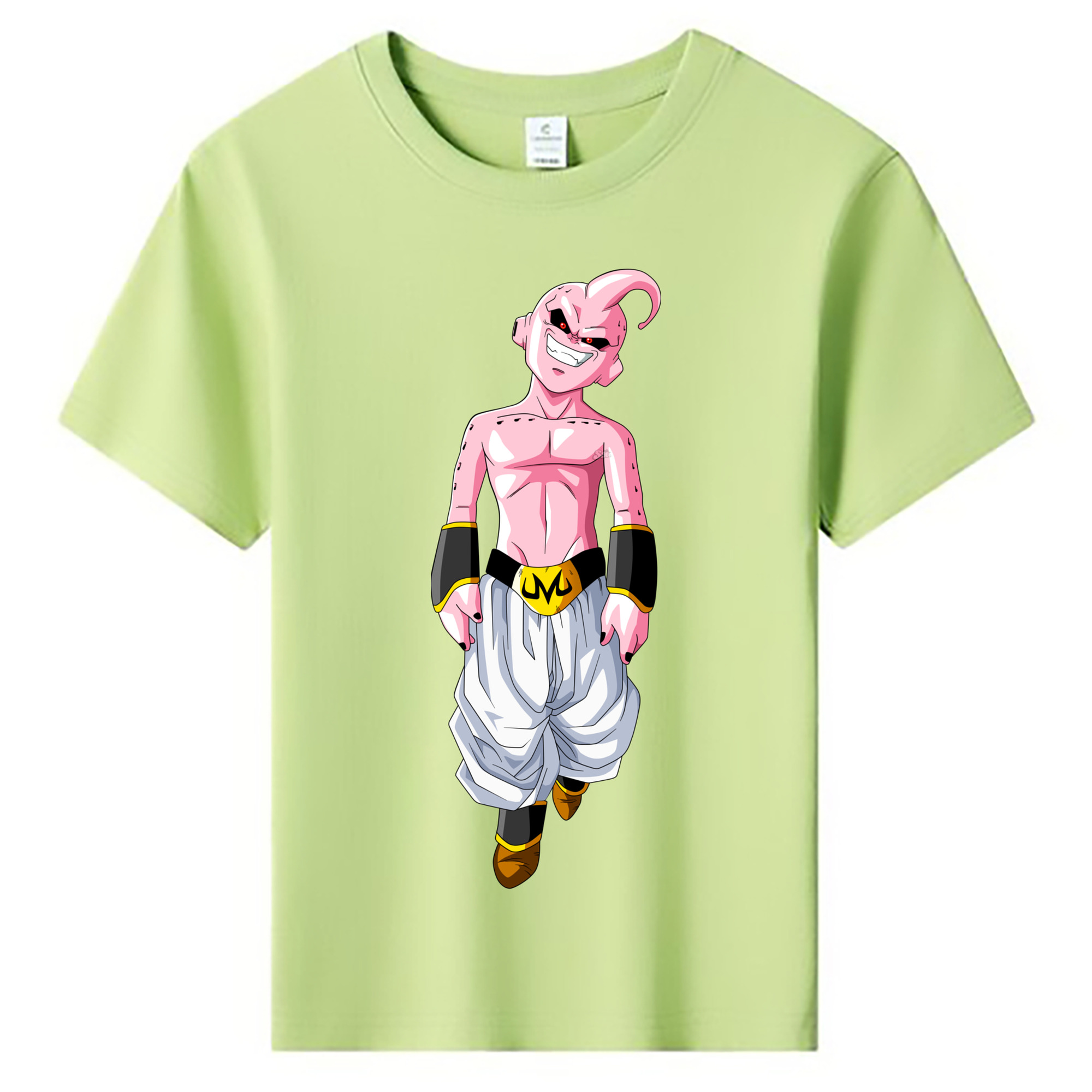 （画像用） ドラゴンボール 魔人ブウ DRAGON BALL Majin Buu 綿100％キッズTシャツ（フロントプリント）